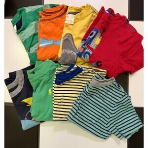 Lot of 8 boys t-shirts Polo Tea Gap Hanna Andersson size 3T